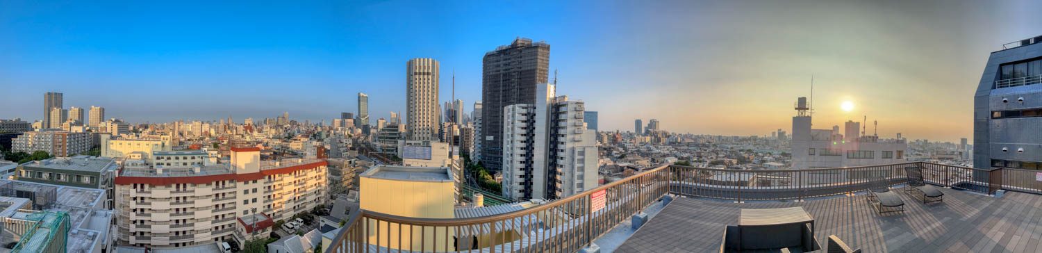 View from the terrace just above my apartment