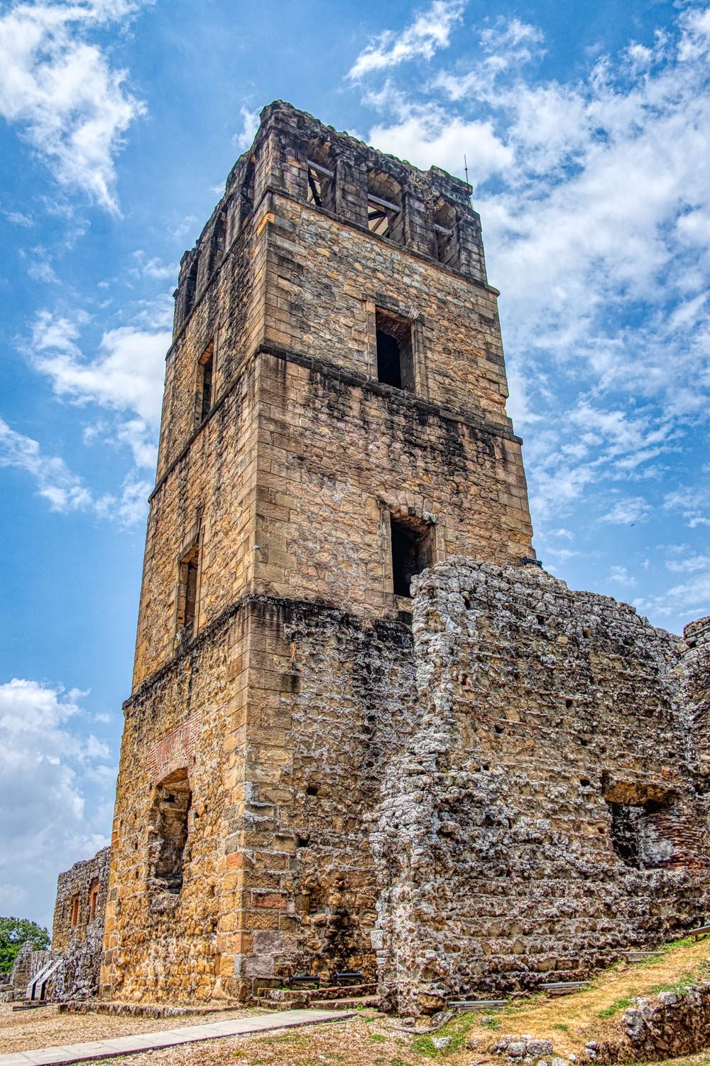 Old Panama Cathedral Tower