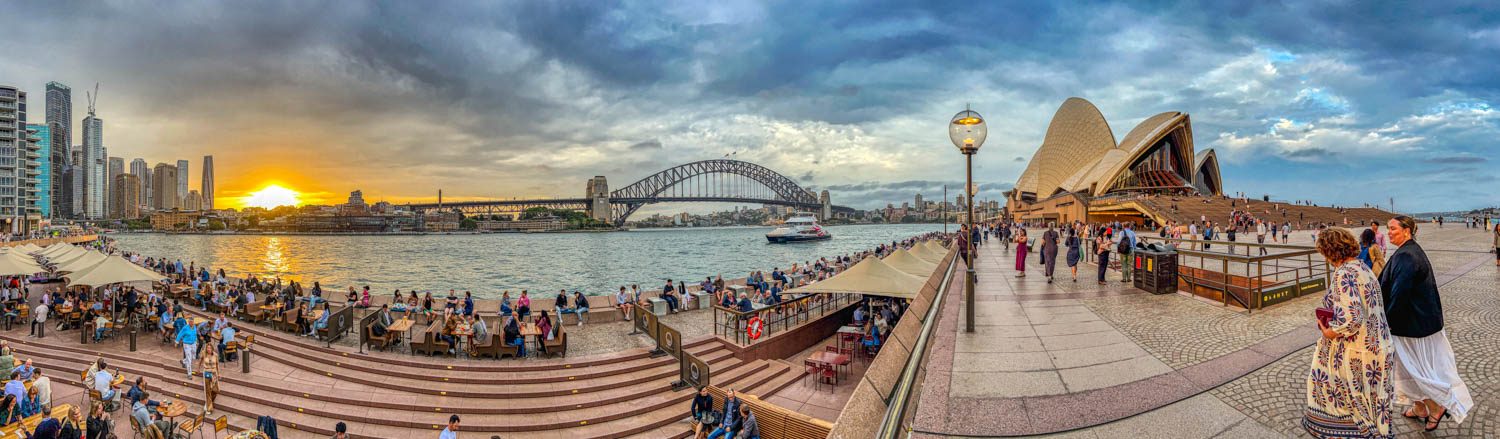 Sunset at Sydney Harbour