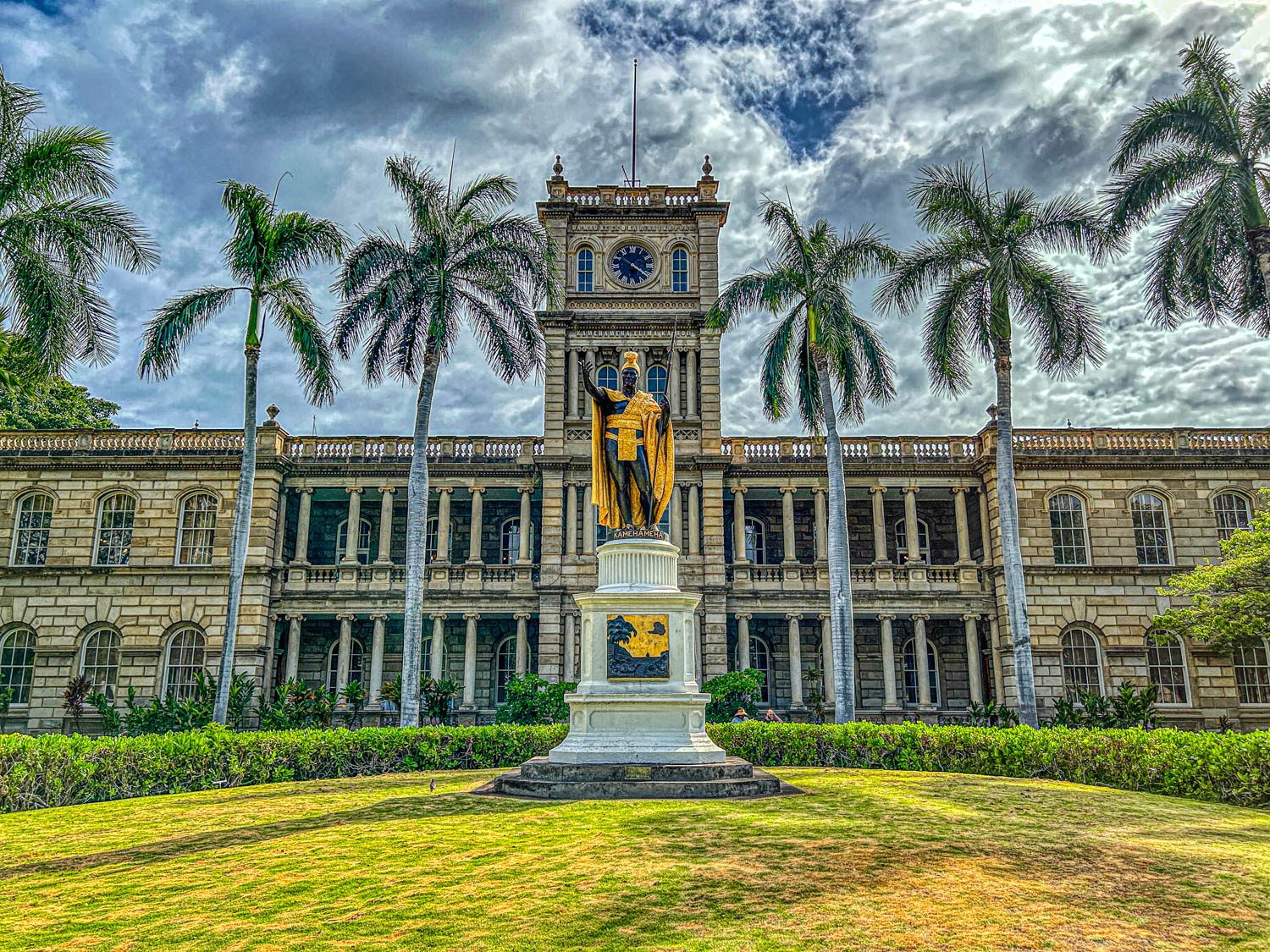 King Kamehameha, o primeiro rei aqui das ilhas