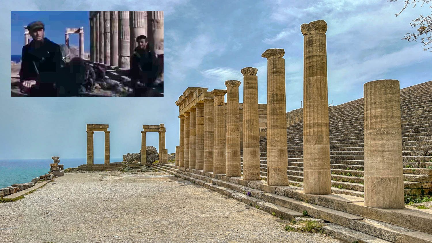 The photo I made is the one without Gregory Peck and David Niven