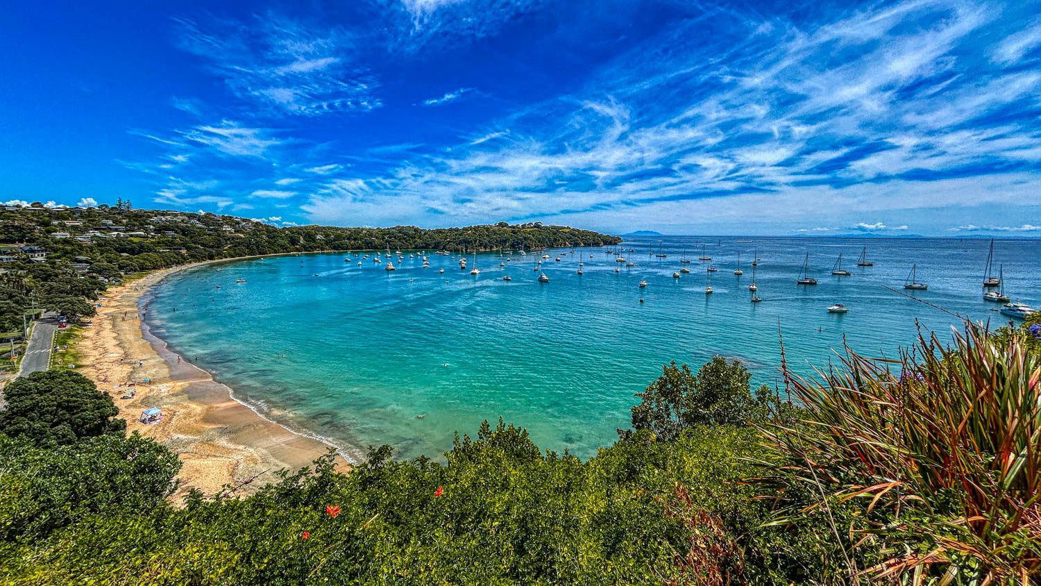 Oneroa Beach, on Waiheke Island