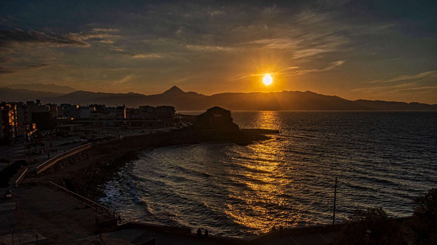 Heraklion sunset, from my little balcony