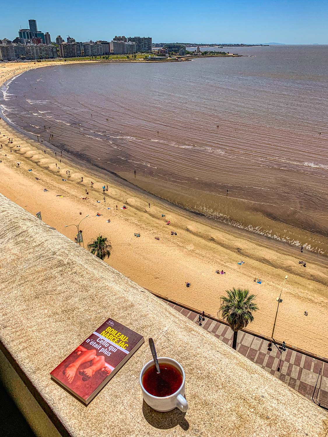 Vista da minha varanda em Playa Pocitos