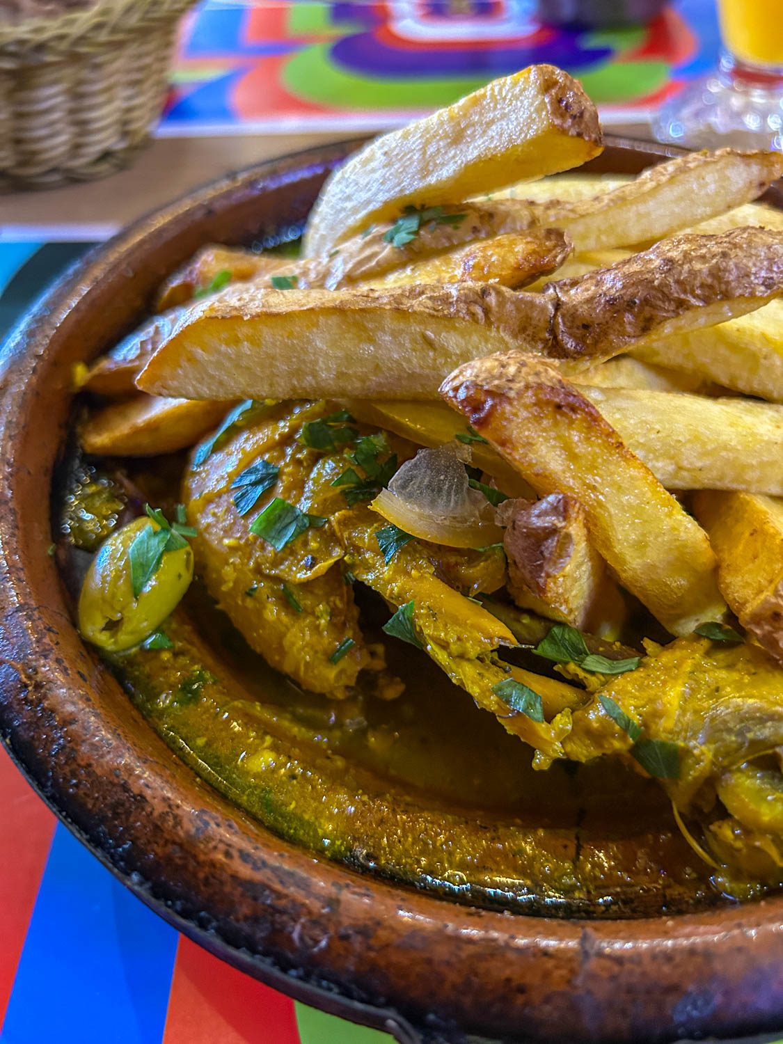 Chicken tagine