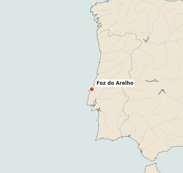 Locator map for Foz do Arelho