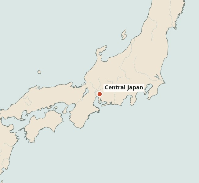 Locator map for Osaka · Kyoto · Nagoya
